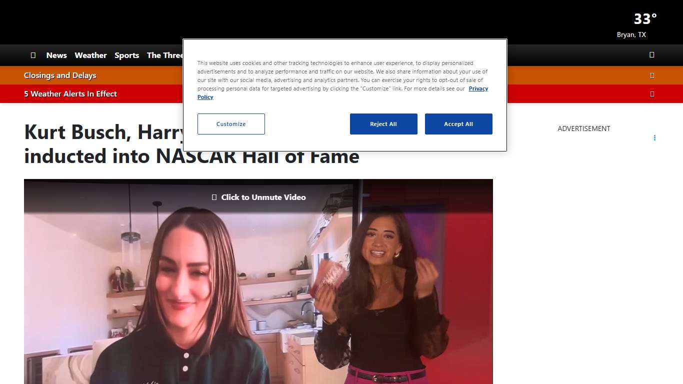 Kurt Busch, Harry Gant and Ray Hendrick inducted into NASCAR Hall of Fame